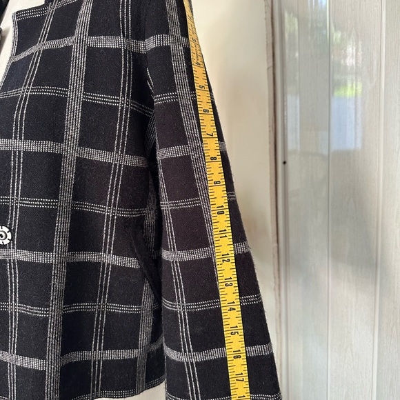 Moth Jacket XS Black/White Windowpane Plaid - Picture 7 of 11